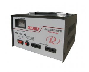 АСН- 1 000/1-ЭМ (1кВт) (эл/мех, 1 фаза), Стабилизатор напряжения РЕСАНТА