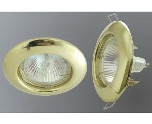 Светильник точечный MR16 выпуклый, круглый (золото) LD-16131-С0700,