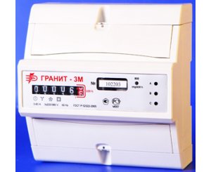 Гранит-3М 1кл. 220В 10-100А, Счетчик электроэнергии трехфазный