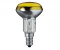 Лампа зеркальная рефлекторная GE 40R50/Y/E14 (желтая),