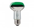 Лампа зеркальная рефлекторная Philips Spofline NR63 40W E27 зеленая,