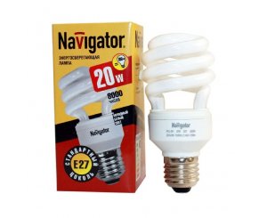 Лампа энергосберегающая Navigafor NCL-SH-20-840 E-27 дневной свет (4200) 94 051,