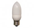 Лампа энергосберегающая Ecola candle 11W 220V E27 2700K свеча 115х38,