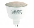 Лампа энергосберегающая Ecola Luxer MR16 7W220VGU5.3 рефл.59х50 2700К д/подв.пот.,