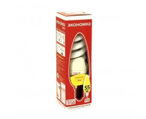 Лампа энергосберегающая ЭКОНОМКА КЛЛ SPC 11W220v Е1427 Т2 (в трубке) теплый,