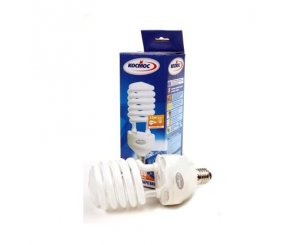 Лампа энергосберегающая КОСМОС SP 55W220v E2727 (спираль) теплый,