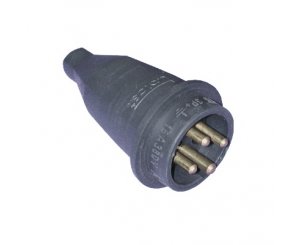 Вилка 3/32А 380В IP44 каучук 3103-301-0300,