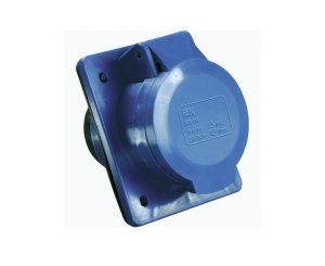 413 2Р+РЕ 16А 220В IP44 стационарная встраиваемая, Розетка штепсельная