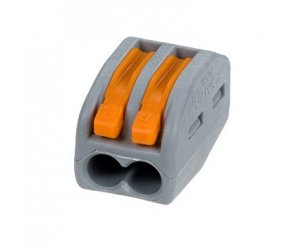 Клеммы WAGO 222-412 32А 2х0,08-2,5мм б/пасты,