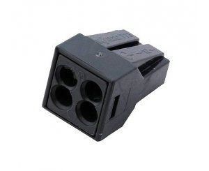 Клеммы WAGO 773-304 25А 4х0,75-2,5мм с пастой,